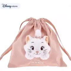 ディズニーストア　マリー　ぬいぐるみ巾着　おしゃれキャット　激レア　希少
