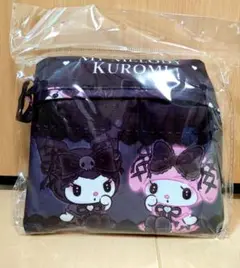 ♡新品♡折り畳みエコバッグ　メロクロ
