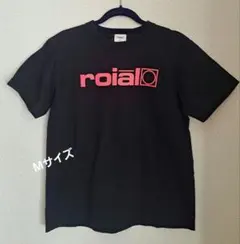 roial 黒 ロゴプリント Tシャツ Mのサムネイル