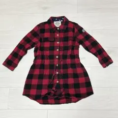 Dolly Rosette 110cm チェック シャツワンピース チュニック