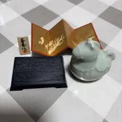 陶器製　馬の置物