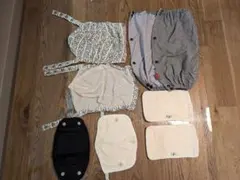 【美品】ポグネー抱っこ紐＋ヒップシート未使用＋ベビーラップ数回 バラ売り相談OKのサムネイル