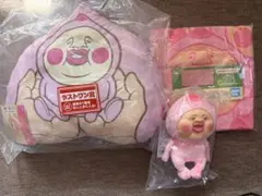 こびと図鑑 一番くじ カクレモモジリ ぬいぐるみ クッション ビッグタオル