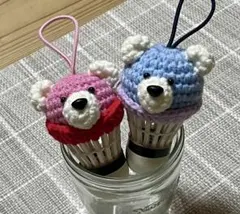 バドミントンあみぐるみシャトルキーホルダー