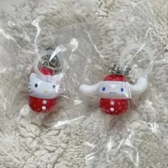 ハローキティ マイメロディ めじるしキーホルダー