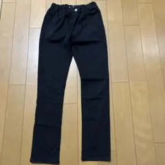 GLOBAL WORK スゴラクスキニーパンツブラック ロングパンツ 160cm