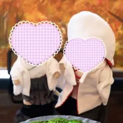 ミニチュアドール服　白無垢・羽織袴