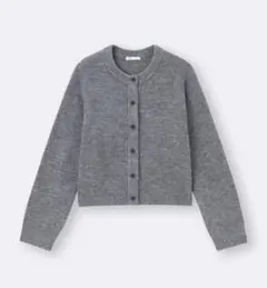 パフニットクルーネックカーディガン XL