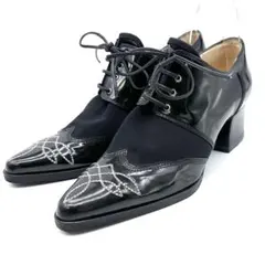 良品✨Sergio Rossi パンプス ヒール レースアップ レザー 37