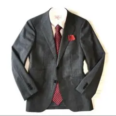 お値引き‼️★ユナイテッドアローズ☆イギリス製高級生地◎極上グレージャケット