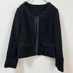 Lomiore ツイード ノーカラージャケット フォーマル 卒業式 入学式