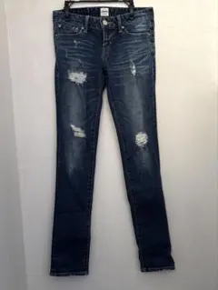 MOUSSY VINTAGE ダメージデニムパンツ
