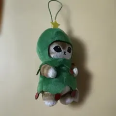 モフサンド クリスマスツリーにゃんマスコット