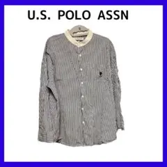 U.S. POLO ASSN ストライプ　シャツ　メンズ　Lサイズ
