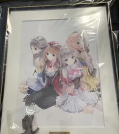 岸田メル 直筆サイン入りアートコレクション トトリ イラストレータ 岸田メルさんの直筆サイン色紙をもらったぞ