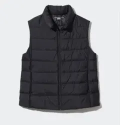 (美品)ウルトラライトダウンベスト　ブラック Sサイズ