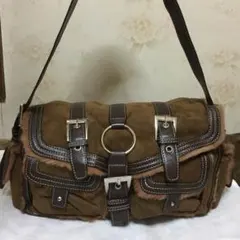 新品！22オクトーブルのムートンバッグのサムネイル