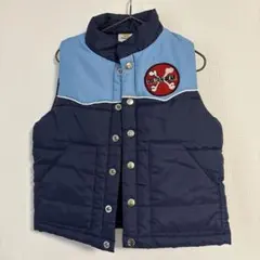 Golden Bear ゴールデンベア 中綿ベスト 100 ネイビー紺ブルー