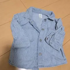 H&M ベビーシャツ ストライプ 80cmのサムネイル
