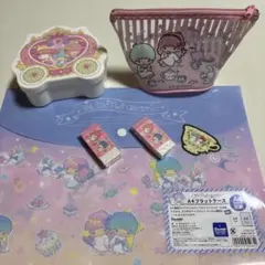 サンリオ キキ ララ 6点 リトルツインスターズ 文房具セット ➕ボールペン