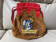 東京ディズニーリゾート　東京ディズニーシー ミッキー 巾着　プロメテウス火山
