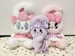 【美品】エスターバニー/ホリデーマフラーBIGぬいぐるみ+だきつきポシェット