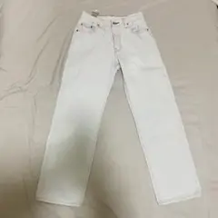 リーバイス 501 90s ホワイトデニム W24L30 白　サークルR