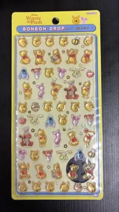 ボンボンドロップシールmini プーさん