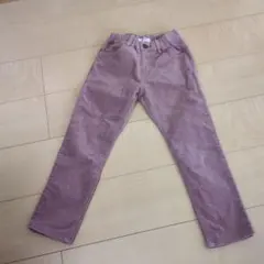 美品　 グローバルワーク コーデュロイパンツ パープル 120