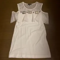 DENNY ROSE XS 白　アミ　透け感のサムネイル