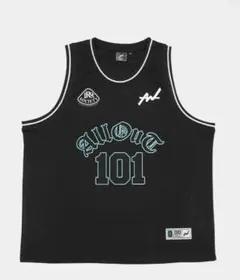 オールアウトAll OUTノースリーブトレーニングウェアバスケットシャツ新品のサムネイル