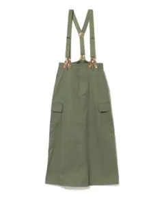 〖全新品〗BEAMS HEARTサスペンダー付き カーゴ タイトスカートビームスのサムネイル