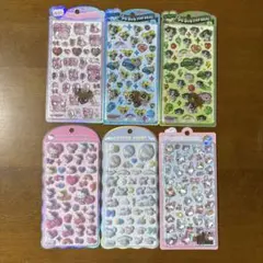 【新品未開封】うるちゅるポップシール ボンボンドロップシール 6枚 セット