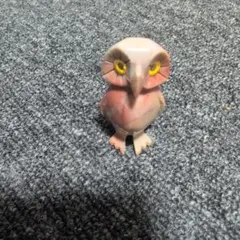フクロウの石製置物