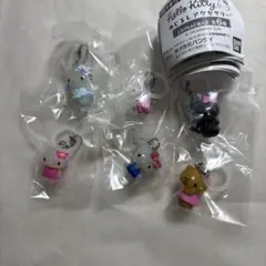 【a-19】ハローキティ めじるしアクセサリー コンプ　全６種セット