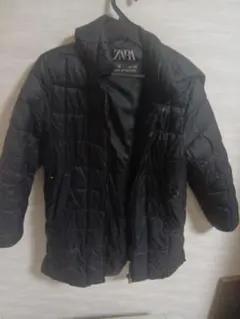 ZARA ブラック キルティングダウンコート サイズ10