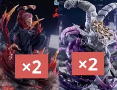 呪術廻戦FIGURIZMα“八握剣異戒神将魔虚羅”マコラ 宿儺スクナ 4体セット