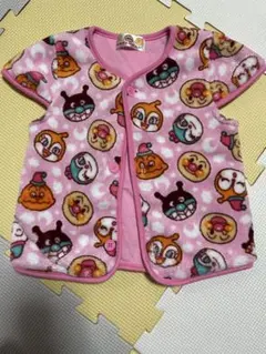 【値下げ】アンパンマン柄スリーパー 90サイズピンク