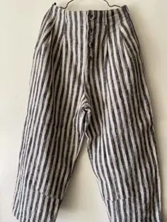 サマンサモスモス 前ボタンバルーンパンツ　ブラック