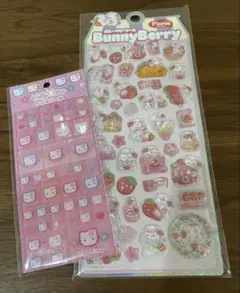 BunnyBerry バニーベリーシール＆ハローキティタイルシール