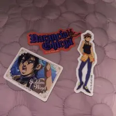 ジョジョの奇妙な冒険 ステッカー 3枚セット　ナランチャ・ギルガ