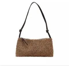 ZARA ビーズ ミニショルダーバッグ 【新品未使用タグ付き】のサムネイル