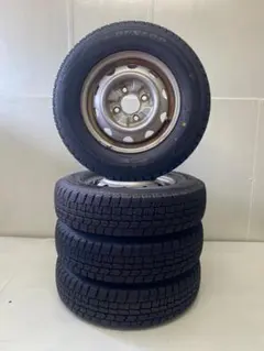 2⃣145/80R12・LT、BSスタッドレス＆鉄ホイル、分割2本のみ、軽トラ用