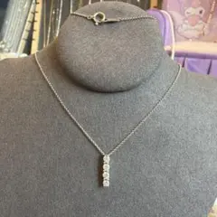 Pt トレセンテ ダイヤモンド 0.31ct ネックレス TRECENTI