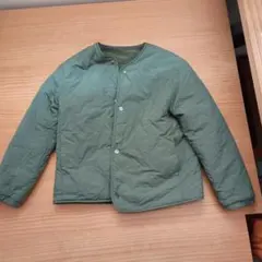 ユニクロオリーブグリーン キルティングジャケット