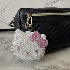 ハローキティ ピンクキティ ジュエルケース キーチェーン付きデコ