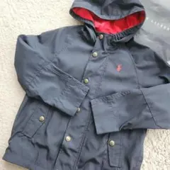 RALPH LAURENフード付きジャケット 130/サイズ7ネイビー