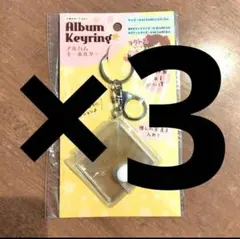 ３個　アルバムキーホルダー ミニアルバム ミニシール帳　ダイソー　セリア　⑤