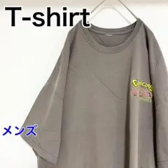 YBB3【US輸入】半袖Tシャツ【メンズ3XL相当】グレーベージュ気味