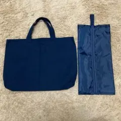 最終値下げ‼️ハンドメイドレッスンバッグと市販靴袋のセット